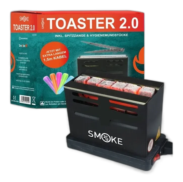 Smoke2u Toaster Kohleanzünder 800W