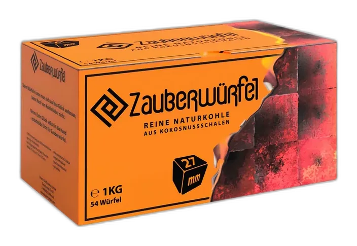 Zauberwürfel Gastro 27er Naturkohle