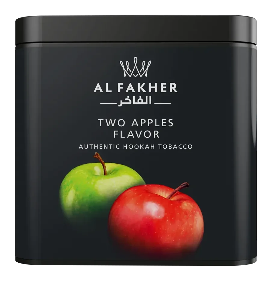 Al Fakher Double Crunch Shishatabak — Doppelapfel-Klassiker